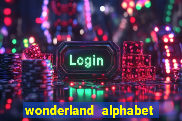 wonderland alphabet comic studio